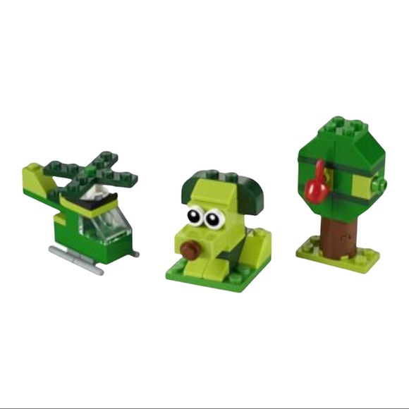 Lego 11007 Creative Green Bricks Dog Helicopter Apple Tree - Picture 2 of 9
